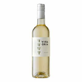 Wino Vina Oria Macabeo Chardonnay 13% białe wytrawne 750 ml