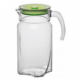 Dzbanek Pasabahce Luna z zieloną pokrywką 1700 ml