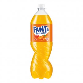 Napój Fanta Zero o smaku pomarańczowym 1500 ml