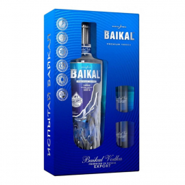 Wódka Baikal 40% 500 ml + 2 kieliszki
