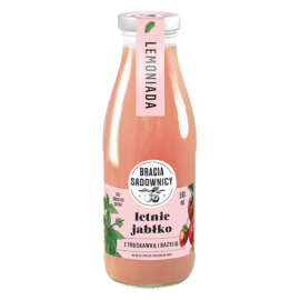 Lemoniada Bracia Sadownicy Letnie Jabłko Truskawka Bazylia 500 ml