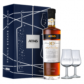 Koniak ABK6 Family Reserve Single Estate 40% 700 ml zestaw z 2 kieliszkami