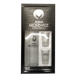 Wódka Mickiewicz 40% 700 ml + kieliszki