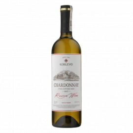 Wino Stołowe Koblevo Chardonnay 13% białe wytrawne 750 ml