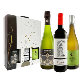 Zestaw trzech win Yllera w prezentowym pudełku