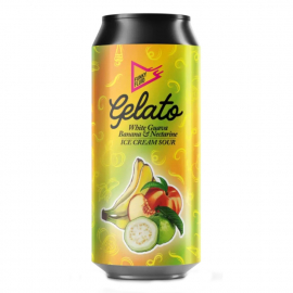 Piwo Funky Fluid Gelato Ice Cream Sour White Guava Banana Nectarin 5,5% 500 ml puszka