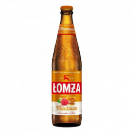 Piwo Łomża Miodowe Malina Lipa 5,7% 500 ml