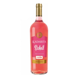 Wino Kadarita Soleil 11% różowe półsłodkie 1000 ml