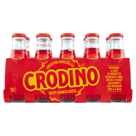 Aperitif Crodino Czerwona pomarańcza 10x100 ml bezalkoholowy