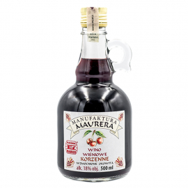 Wino wzmacniane Wiśniowe Korzenne 18% 500 ml