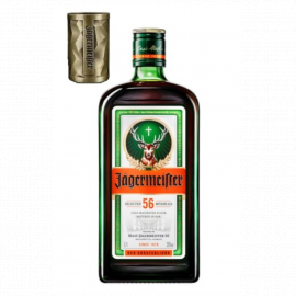 Likier Jagermeister 35% 700 ml + 3 Polygonbecher