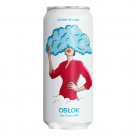 Piwo Cztery ściany Obłok Oat Cream IPA 6,2% 500 ml Puszka