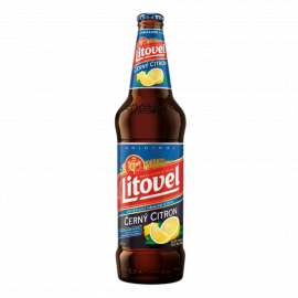 Piwo Litovel Cerny Citron Free 0,5% 500 ml