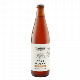 Piwo Za Miastem Czas Wolny - Wędzona Pszenica 6% 500 ml