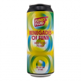 Piwo Funky Fluid Renegades Of Funk West Coast Pilsner 5% 500 ml puszka