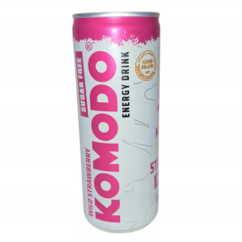 Energetyk Komodo Energy Drink Poziomka Sugar Free 250 ml puszka