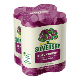Piwo Somersby Blackberry 5% 500 ml 4-pak puszka