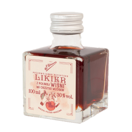 Likier J. Urbanowicz Likier z polskiej wiśni na orzechu włoskim 30% 100 ml