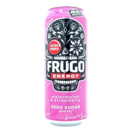 Napój energetyczny Frugo Pink Watermelon Strawberry Zero Sugar 500 ml