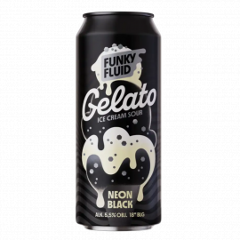 Piwo Funky Fluid Gelato Neon Black 5,5% 500 ml Puszka