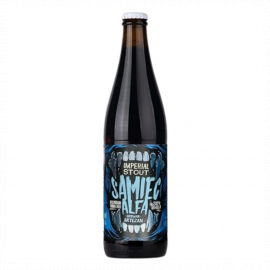 Piwo Artezan Samiec Alfa 2024 - Imperialny Stout Bourbon Barrel Aged Vanilla 13% 500 ml