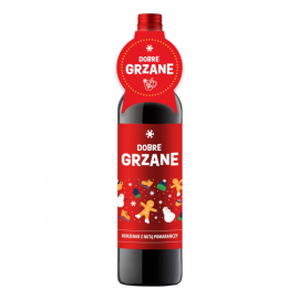 Wino Dobre Grzane Białe 11% czerwone słodkie 750 ml
