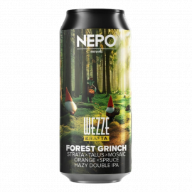 Piwo Nepomucen Forest Grinch - Strata, Talus, Mosaic Forest Hazy Double IPA 7,1% 500 ml Puszka