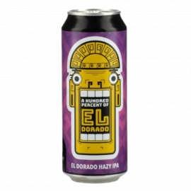 Piwo Gwarek A Hundred Percent Of El Dorado - El Dorado Hazy IPA 6% 500 ml Puszka