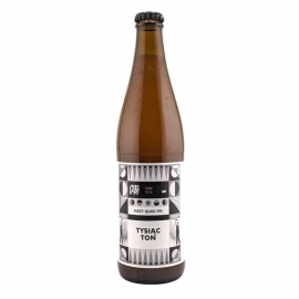 Piwo Zakładowy Tysiąc Ton - Hazy Quad IPA, Simcoe, Citra, Galaxy, Nelson Sauvin 11% 500 ml