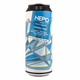 Piwo Nepomucen Crazy Lines #76 Crash Test - Idaho7, Mouteka Simcoe, Nelson Sauvin West Coast IPA 6,7% 500 ml Puszka