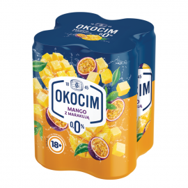 Piwo Okocim Mango z Marakują 0% 500 ml 4 pak Puszka
