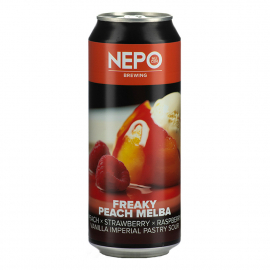 Piwo Nepo Freaky Peach Melba 7,2% 500 ml puszka