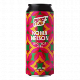 Piwo Funky Fluid Kohia Nelson - Single Hop NEIPA 6,3% 500 ml Puszka
