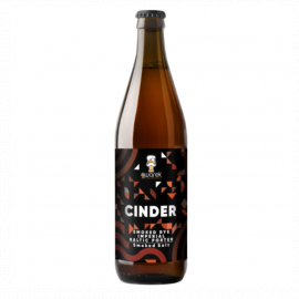 Piwo Gwarek Cinder - Smoked Rye Imperial Baltic Porter 11% 500 ml