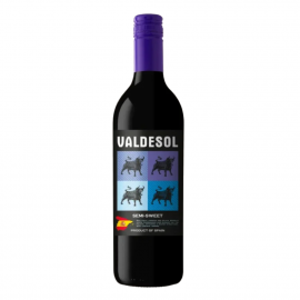 Wino Valdesol 10,5% czerwone półsłodkie 750 ml