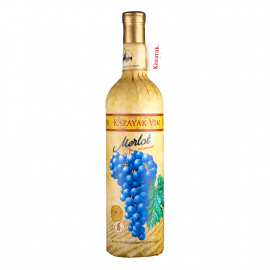Wino Kazayak Merlot 13% czerwone półsłodkie 750 ml