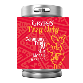 Piwo Gryfus Calamansi Triple IPA Trzy Orły 8,8% 30 L Keg