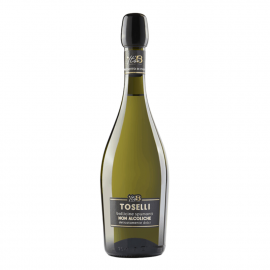 Wino musujące Bosca Toselli Zero White 0,5% białe słodkie 750 ml