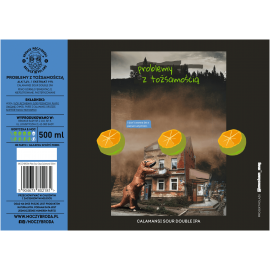 Piwo Browar Moczybroda problemy z tożsamością Calamansi Sour Double IPA 500 ml puszka