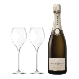 Szampan Louis Roederer Brut Premier 12% białe wytrawne 750 ml + klieliszki