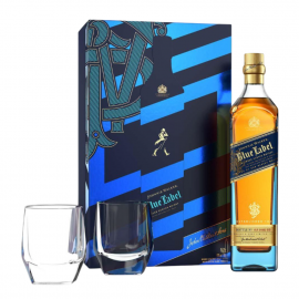Whisky Johnnie Walker Blue 40% 700 ml + 2 szklanki