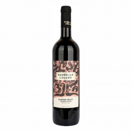 Wino Georgian Legend Alazani Valley Red 11,5% czerwone półsłodkie 750 ml