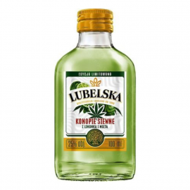 Likier Lubelska Konopie Siewne z Limonką i Miętą 25% 100 ml