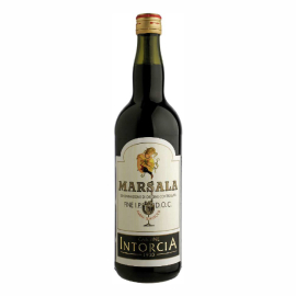 Wino Marsala Fine Ambra Semi Secco 17% białe wytrawne 1000 ml