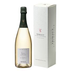 Wino Tribaut Blanc de Chardonnay Brut 12,5% białe wytrawne 750 ml kartonik