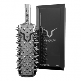 Wódka Louers 40% 1000 ml  + drewniana skrzynka