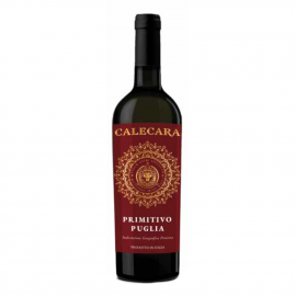 Wino Calecara Primitivo Puglia 12,5% czerwone wytrawne 750 ml