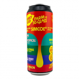 Piwo Funky Fluid Farm To Glass Simcoe - Hop Selection Single Hop NEIPA 6,5% 500 ml puszka