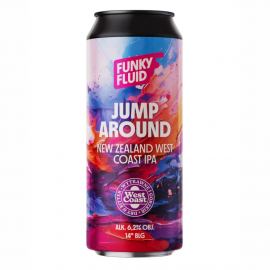 Piwo Funky Fluid Jump Around 6,2% 500 ml puszka