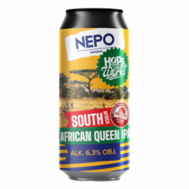 Piwo Nepomucen Hops Around The World - Sout Africa Queen IPA 6,3% 500 ml puszka